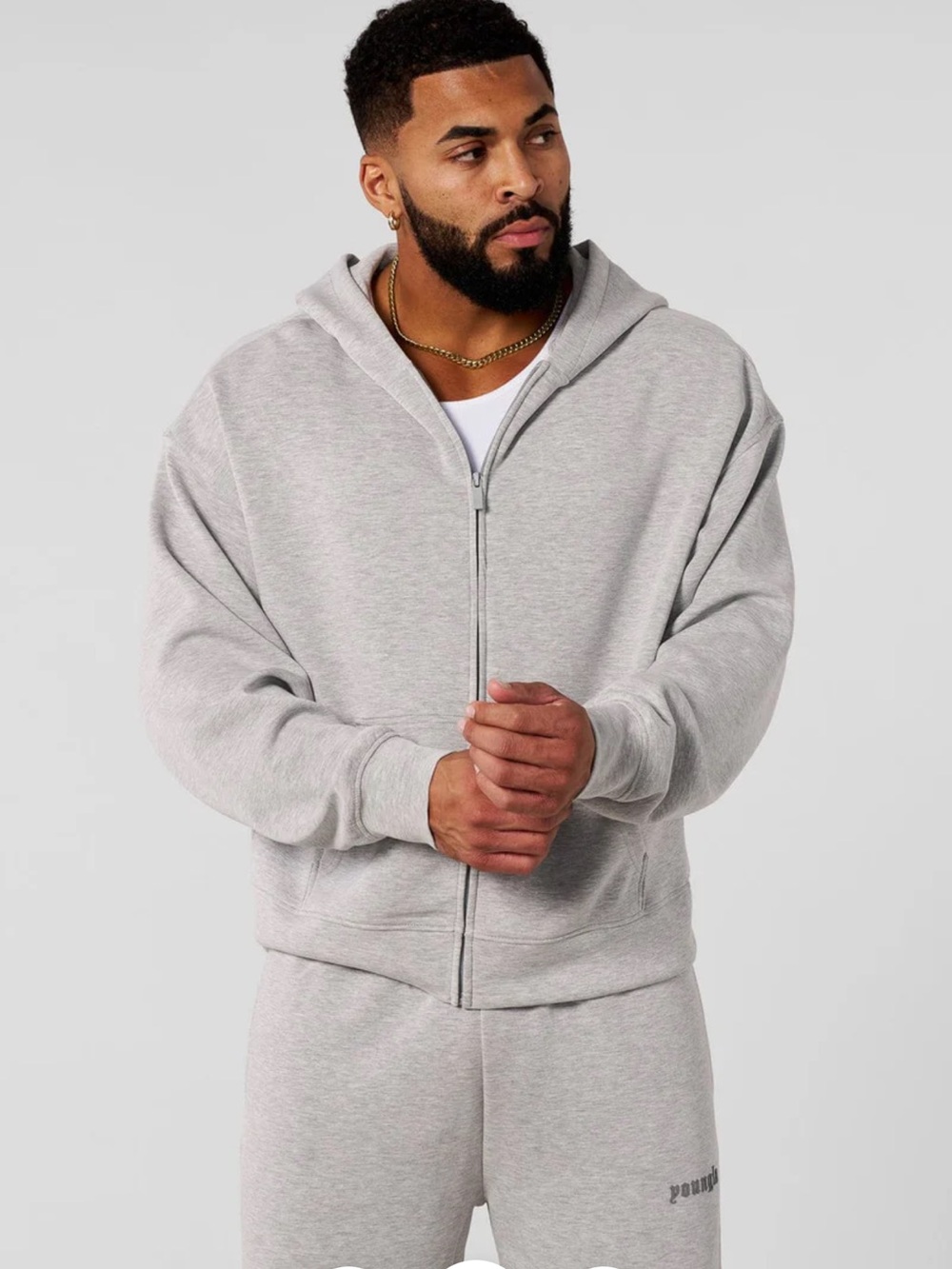 Young LA 5215 Soft AF Zip Up Hoodie Sweatshirt
